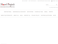 Tablet Screenshot of heartprojects.com